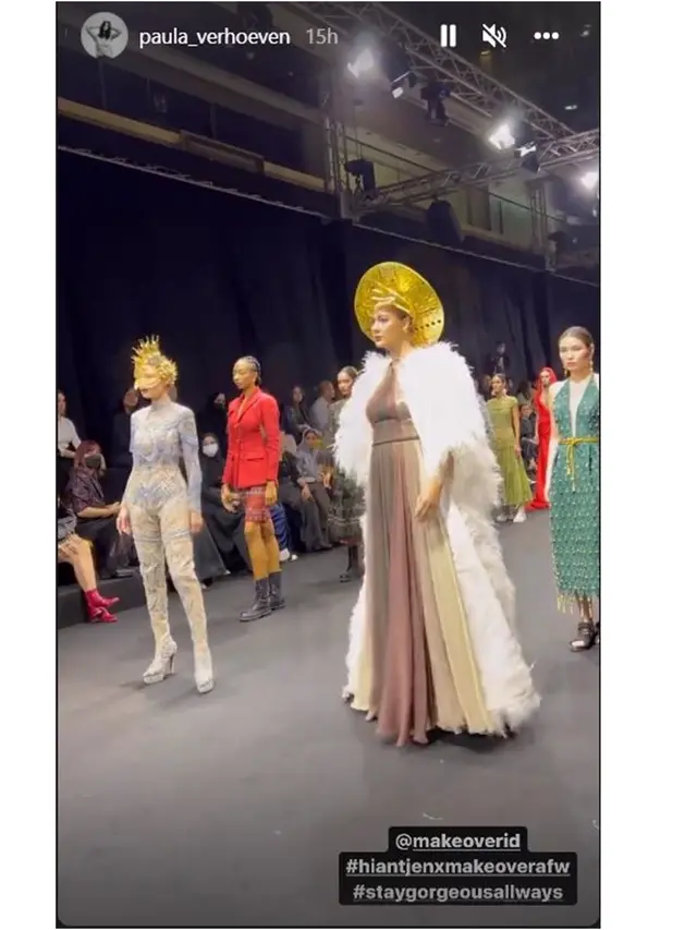 Tampil di Catwalk Usai 3 Tahun, ini 6 Potret Paula Verhoeven di Arab Fashion Week