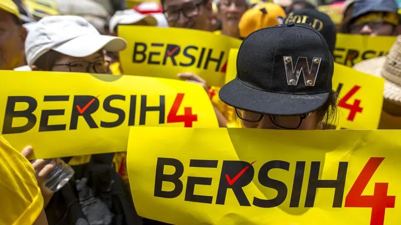 20150829- Ribuan Warga Malaysia Tuntut PM Najib Razak untuk Mundur-Malaysia