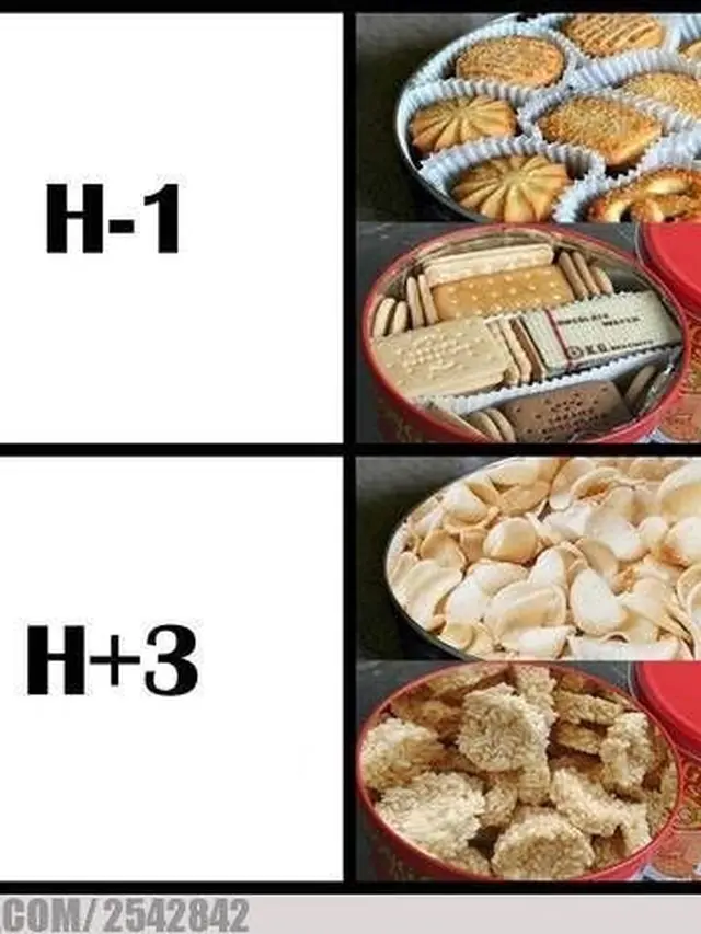 8 Meme Kue Lebaran Ini Bikin Senyum Tipis, Relate Banget