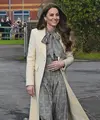 Kate Middleton, Putri Wales dari Inggris mengunjungi Ty Hafan, panti asuhan anak-anak yang berlokasi di Sully, dekat Cardiff, yang mendukung keluarga-keluarga di Wales, pada tanggal 30 Januari 2025. (Dok: Richard Pohle / POOL / AFP)