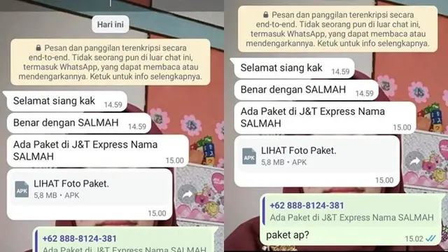 6 Potret Modus Penipuan Terbaru Menyamar Jadi Kurir, Jangan Klik Link Resi