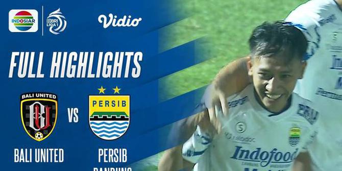 VIDEO: Highlights BRI Liga 1, Bali United Tahan Imbang Persib Bandung 2-2