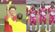 Potret lucu pemain sepak bola ketika di lapangan. (sumber: Instagram/cursed.image5)