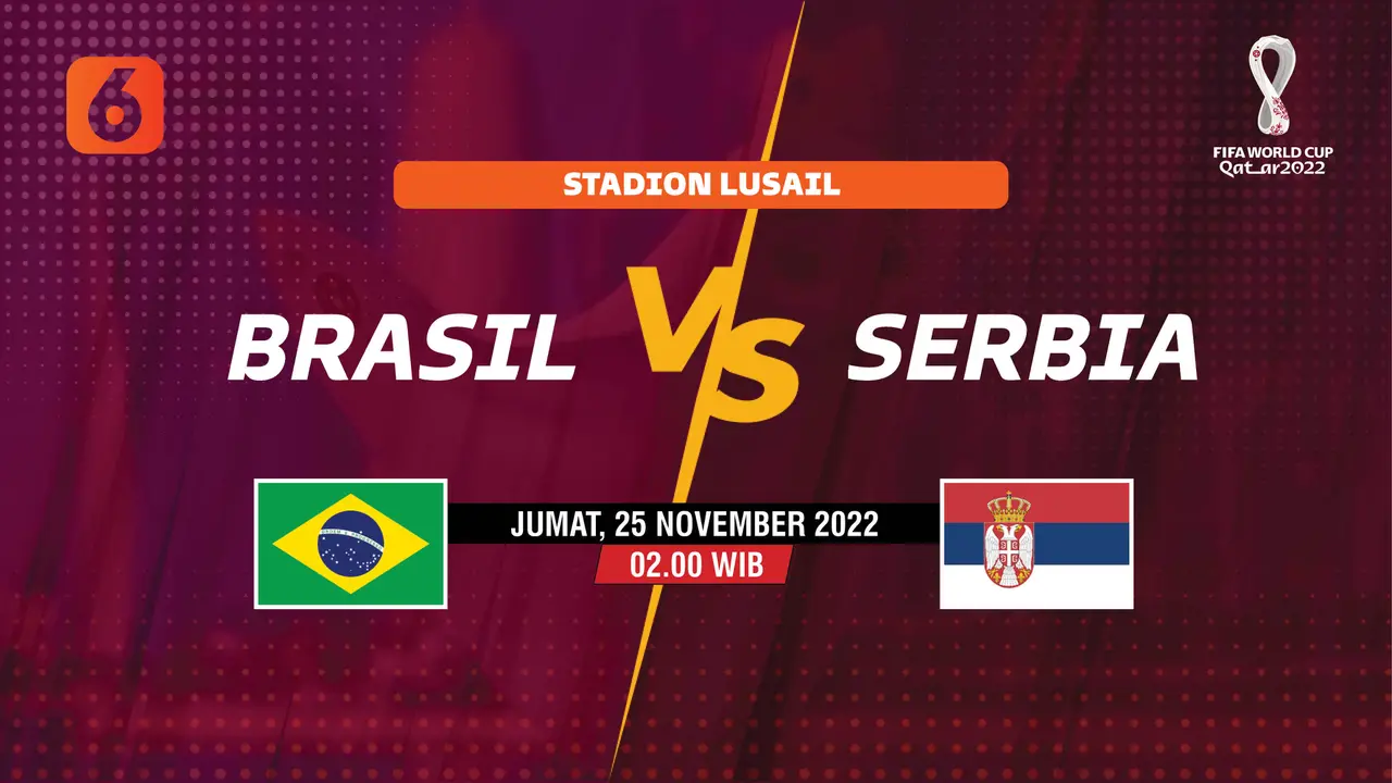 PILA DUNIA 2022 Brasil vs Serbia