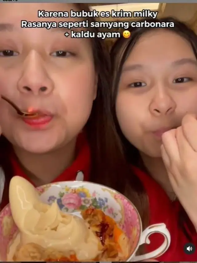 Sisca Kohl Bikin Heboh dengan Kreasi Es Krim Ayam Goreng Sambal Samyang
