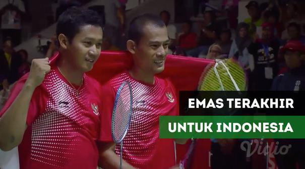 Berita video ganda campuran Indonesia Fredy Setiawan / Dwiyoko raih medali ke-37 serta terakhir bagi Tim Indonesia di Asian Para Games 2018.