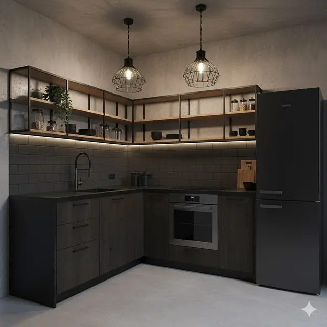 Dapur dengan Gaya Industrial