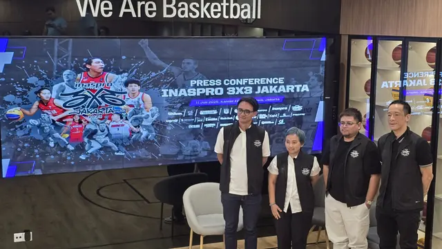 Jumpa pers pelaksanaan FIBA 3x3 Jakarta yang digelar Inaspro