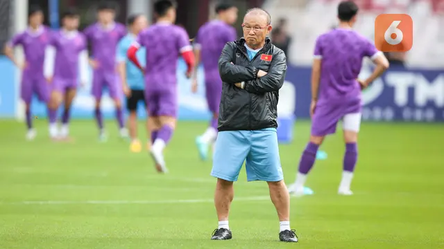 Foto: Ragam Polah dan Ekspresi Unik Park Hang-seo saat Latihan Resmi Jelang Semifinal Piala AFF 2022 Antara Timnas Indonesia Vs Vietnam