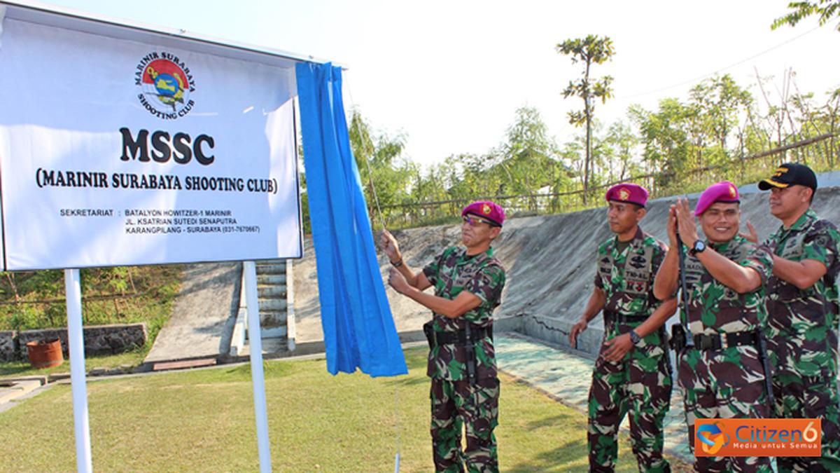 Wah, Marinir Surabaya Shooting Club Diresmikan Citizen6