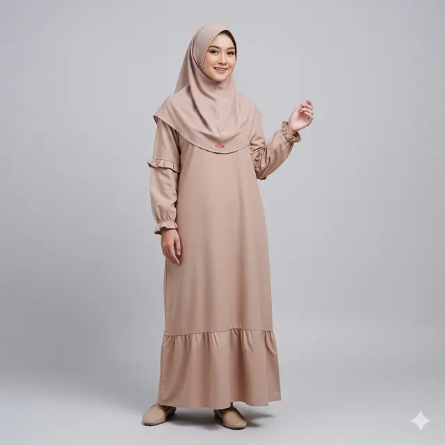 Model Gamis Katun Adem untuk Sehari-hari. Gemini