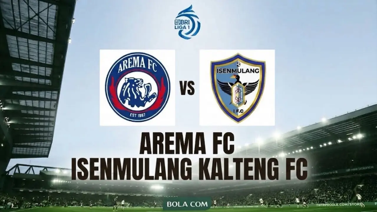 Ilustrasi Arema FC Vs Isen Mulang FC