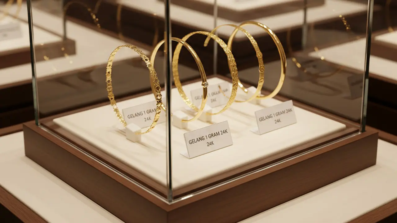 Model Gelang 1 Gram 24 Karat Terbaru 2025
