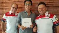 Produk Indonesia, Antangin, menjalin kerja sama dengan tim Moto2, Gresini Racing. (Bola.com/Gresini Racing)