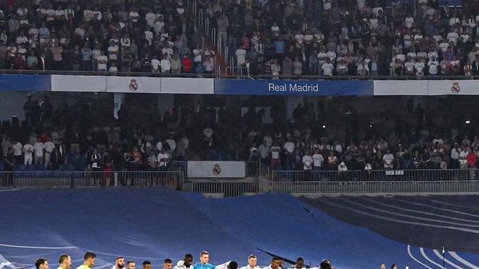 Real Madrid Vs Osasuna mengheningkan cipta untuk tragedi Kanjuruhan Malang (Sumber: Instagram/realmadrid)