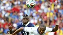 Di laga perdana penyisihan Piala Dunia 2014 Grup E, Paul Pogba dipercaya pelatih Didier Deschamps masuk dalam starting line up saat Perancis berlaga kontra Honduras, (15/6/2014). (REUTERS/Murad Sezer)