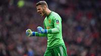 Kiper Manchester United asal Spanyol, David de Gea. (AFP/Ben Stansall)
