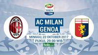 Serie A 2017-2018 AC Milan Vs Genoa (Bola.com/Adreanus Titus)