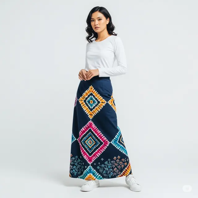 7 Model Batik Jumputan Modern untuk OOTD Stylish dan Elegan