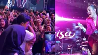 Momen Raisa Kasih Fans Cincin Saat Manggung Supaya Balikan, Penonton Lain Heboh (Sumber: Tiktok/sijoe_officiall)