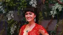 Julia Perez berpose sebagai Nyai Roro Kidul dalam pameran foto 'Alkisah'. (Wimbarsana/Bintang.com)