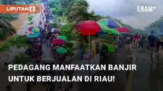 Beredar video viral terkait para pedagang yang pintar cari peluang. Kejadian tersebut berada di Kabupaten Indragiri Hulu, Riau