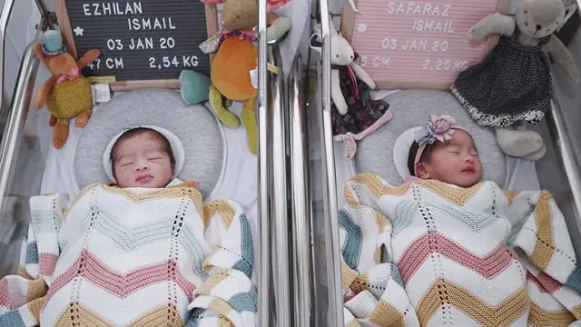 Pemotretan Anak Kembar Syahnaz Ini Bikin Gemes