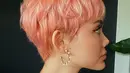 <p>Ternyata dengan gaya pixie cut, Rina Nose juga pernah mewarnai rambutnya dengan warna merah muda seperti ini, loh, Sahabat FIMELA! Foto: Instagram.</p>