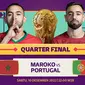 Link Live Streaming World Cup 2022 Quaterfinal Maroko Vs Portugal di Vidio