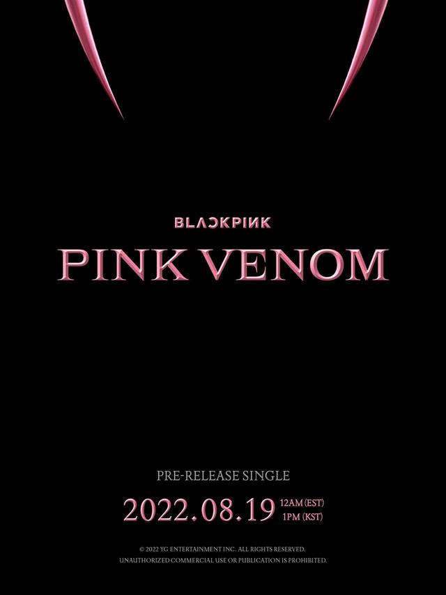Poster Pink Venom dari Blackpink. (Instagram/ blackpinkofficial)