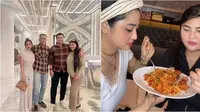 Potret kebersamaan Dewi Perssik dan Rosa Meldianti selama hamil. (sumber: Instagram/rosameldianti29/dewiperssik9)