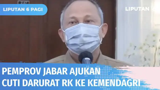 VIDEO: Kemendagri Terima Pengajuan Cuti Ridwan Kamil Selama 7 Hari ke Depan