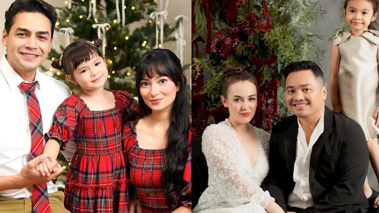 8 Gaya Kompak Keluarga Artis di Pemotretan Bertema Natal 2024, dari Asmirandah hingga Rianti Cartwright