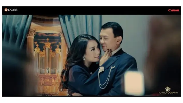 7 Momen Pemotretan Pernikahan Ahok dan Puput Nastiti Devi, Tampil Serasi