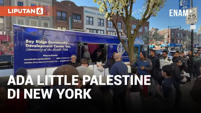 VIDEO: Asyiknya Ngabuburit di Little Palestine Kota New York