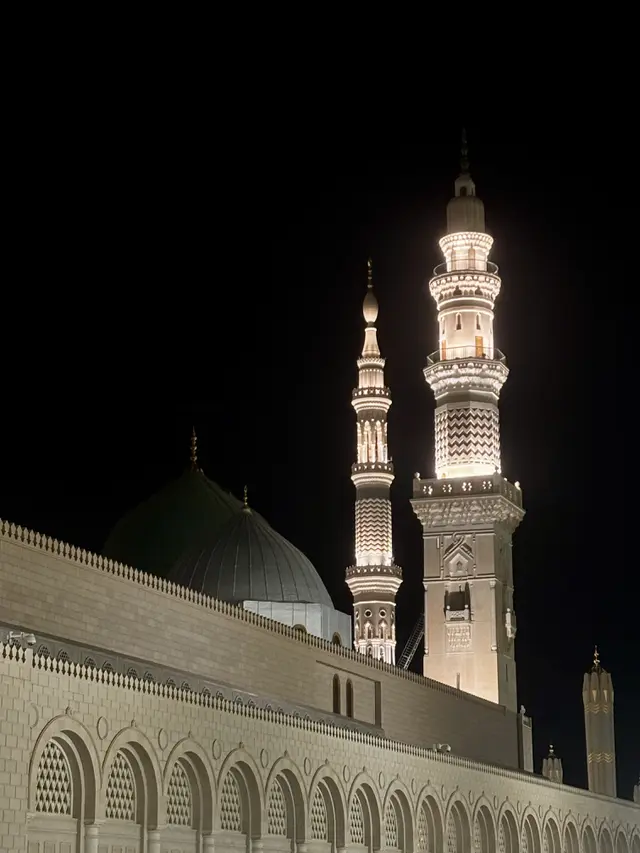 Kubah hijau penanda Raudhah di Masjid Nabawi, Madinah. (Asnida Riani/Liputan6.com/Media Center Haji)