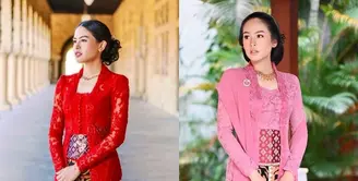 Dalam beberapa kesempatan, pelantun lagu “Perahu Kertas” ini kerap tampil menawan berbalut kebaya. Yuk intip gayanya! (Instagram/maudyayunda).