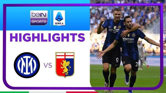 Berita video highlights Liga Italia, Inter Milan menang 4-0 atas Genoa, Sabtu malam (21/8/21)