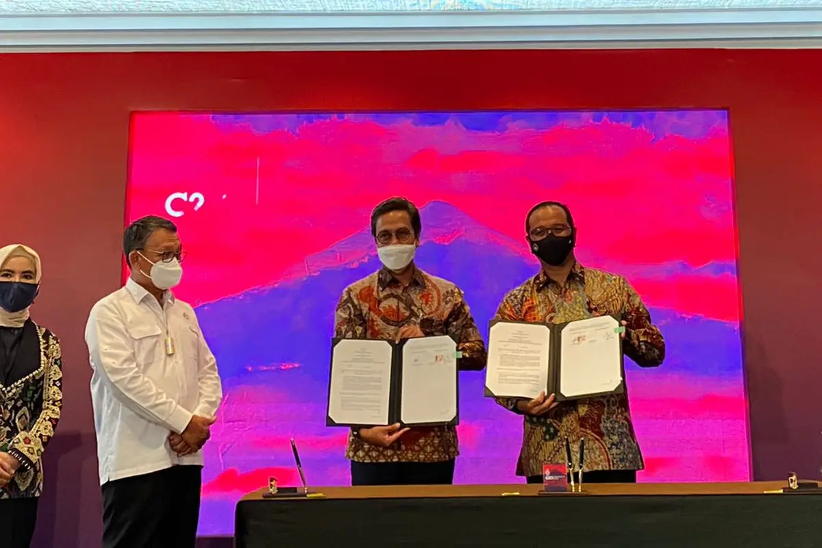 Pertamina NRE dan PT Jababeka Infrastruktur pengembangan green industrial cluster di Kawasan Industri Jababeka di Cikarang.