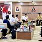 Kepala Badan Nasional Penaggulangan Terorisme (BNPT), Komjen Boy Rafli Amar menerima audiensi Forum Persaudaraan Hijrah (FPH) Wasathiyah di Kantor BNPT, Jakarta pada Selasa (1/3/2022).