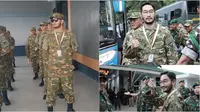 6 Potret Jeje Govinda di Retret Kepala Daerah, Tampil Gagah Berseragam Komcad