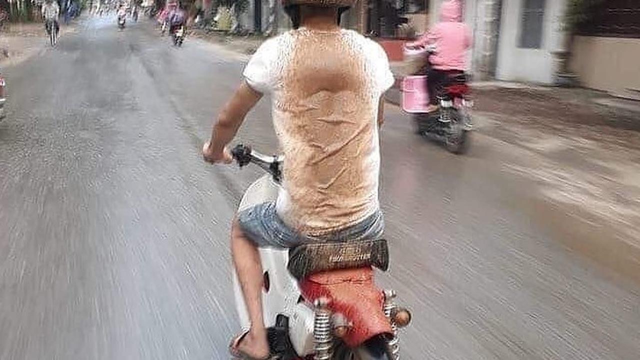 7 Potret Tingkah Kocak Pengendara Motor Ini Bikin Geleng-Geleng Kepala