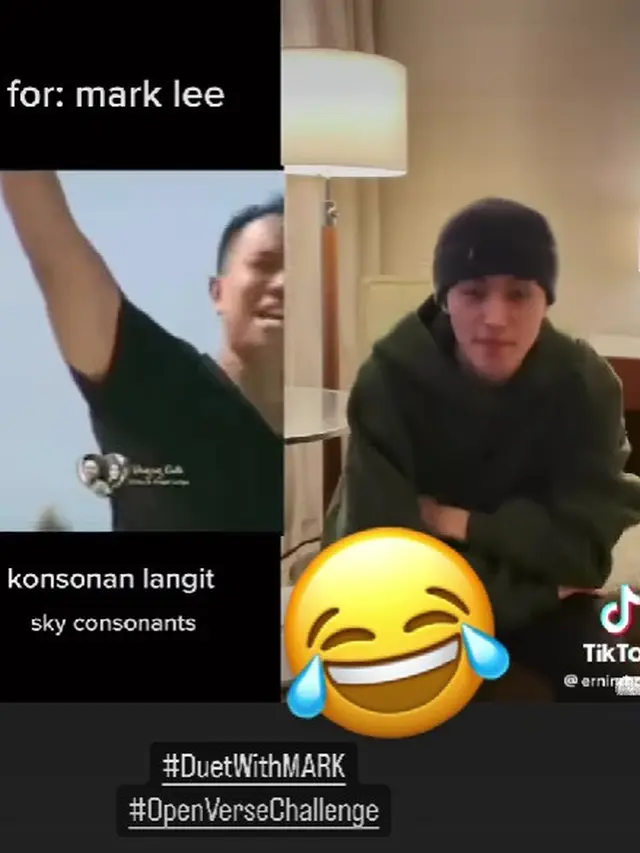 Video Konsonan Langit Vicky Prasetyo yang dibagikan kembali oleh Mark NCT. (Tangkapan Layar Instagram/ onyourm__ark)