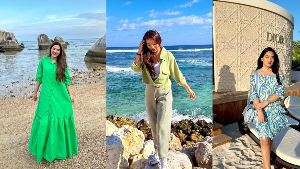 8 OOTD ke Pantai Tanpa Bikini, dari Ashanty hingga Natasha Wilona