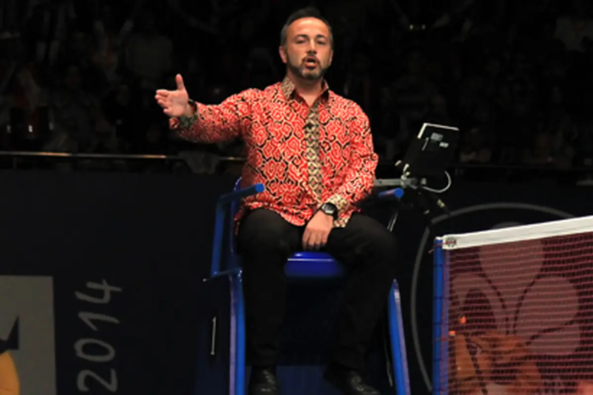 Wasit di BCA Indonesia Open Super Series Premier 2014