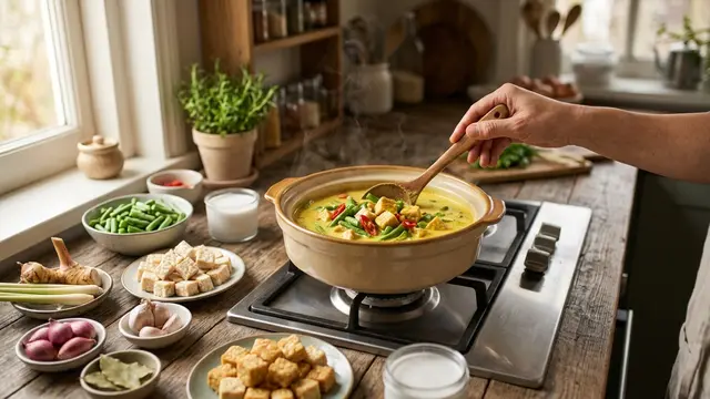 Resep Lodeh Buncis Tempe yang Gurih (AI Generated)
