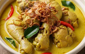 Resep Opor Ayam Kuning Gurih yang Santannya Tak Pecah