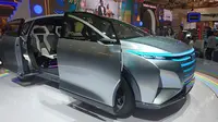 Mobil konsep Daihatsu Hy-Fun menghiasi panggung GIIAS 2019. (Arief / Liputan6.com)
