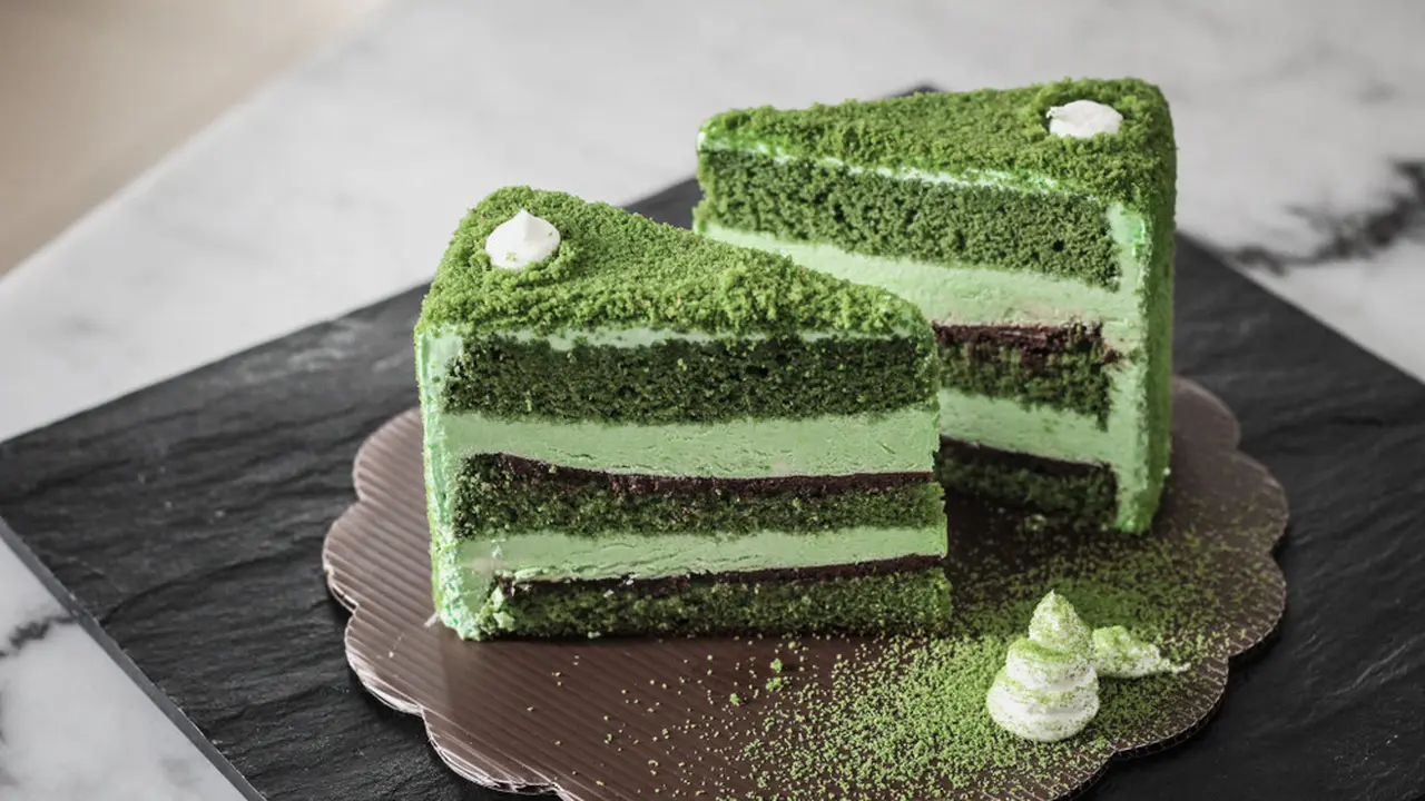 brownis matcha bolu pandan greentea