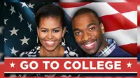 Guna meningkatkan kesadaran warga Amerika untuk kuliah, Michelle Obama nge-rap bersama bintang  Saturday Night Live, Jay Pharoah (KTSA)